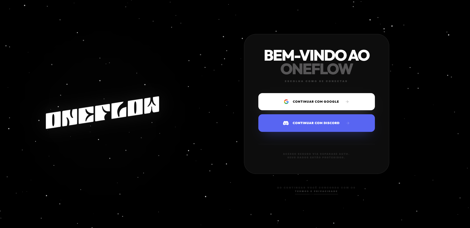 Screenshot do OneFlow